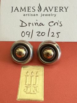 James Avery Gold And Silver Earrings 