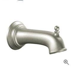 Moen 7 1/4" Wall Mounted Tub Spout with 1/2" Slip Fit Connection from the Brantford Collection (With Diverter) Model: 3857BN | 