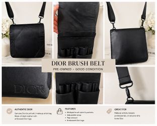 Authentic Dior Brush Belt / Makeup Artist Crossbody Bag – Black