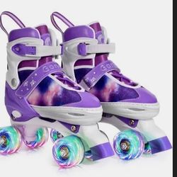 Gonex Roller Skates Adjustable Size 4-7 Kids
