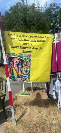 Marina’s sexy yardsale