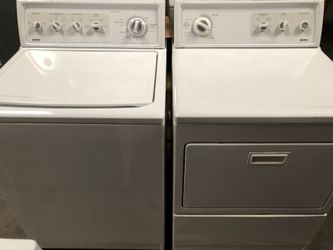 Kenmore elite washer and gas dryer combo super capacity plus