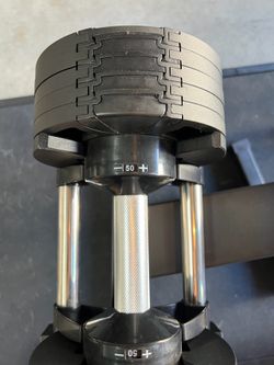 5-50lb Adjustable Dumbbells & Stand
