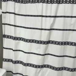 Shower Curtain And Rings 