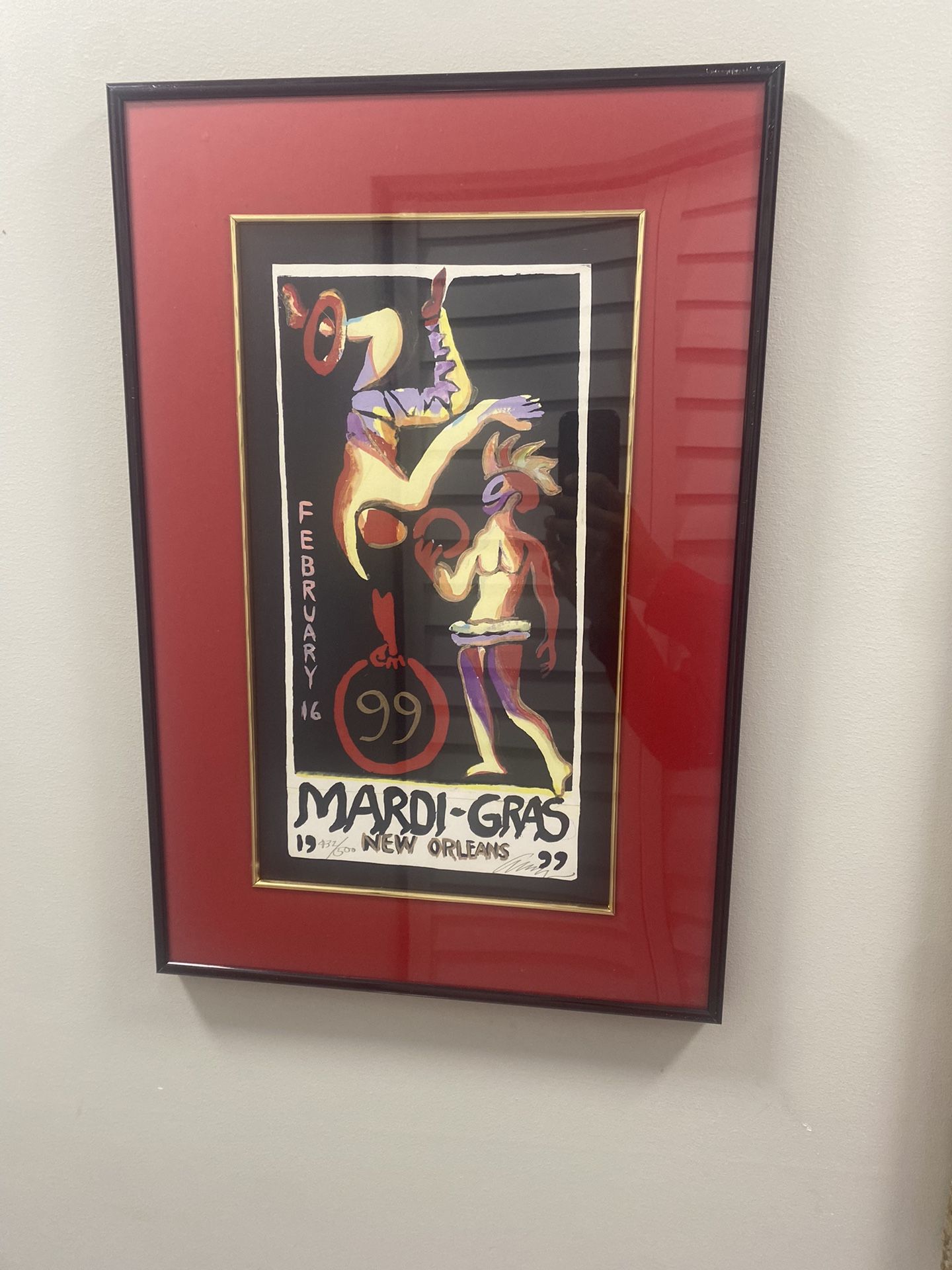 Original Valentine “Mardi Gras 99”