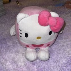 Pink Hello Kitty Cube Plush