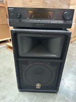 Sony amplifier & speaker