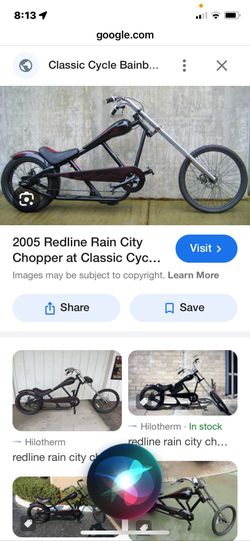 Limited Production, Aluminum Frame, Redline Cruiser Belt Drive