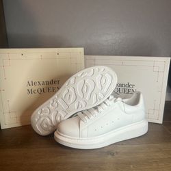 All White Mens Alexander Mcqueens 