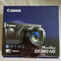 Canon PowerShot SX740 HS 20.3MP 4K Digital Camera - New
