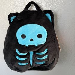 SKELETON SQUISHMALLOW NEW WITH TAG SKELETON PLUSH BAG