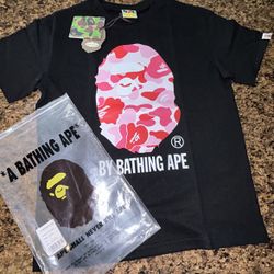 SMALL PINK BAPE SHIRT