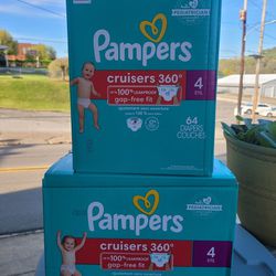 Pampers Size 4 Diapers 22$