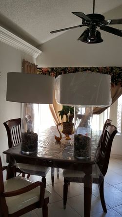 Tall filled lamps brand new