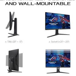 ASUS ROG Strix 27” 1080P Gaming Monitor (XG276Q)
