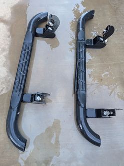 Truck step bars regular cab