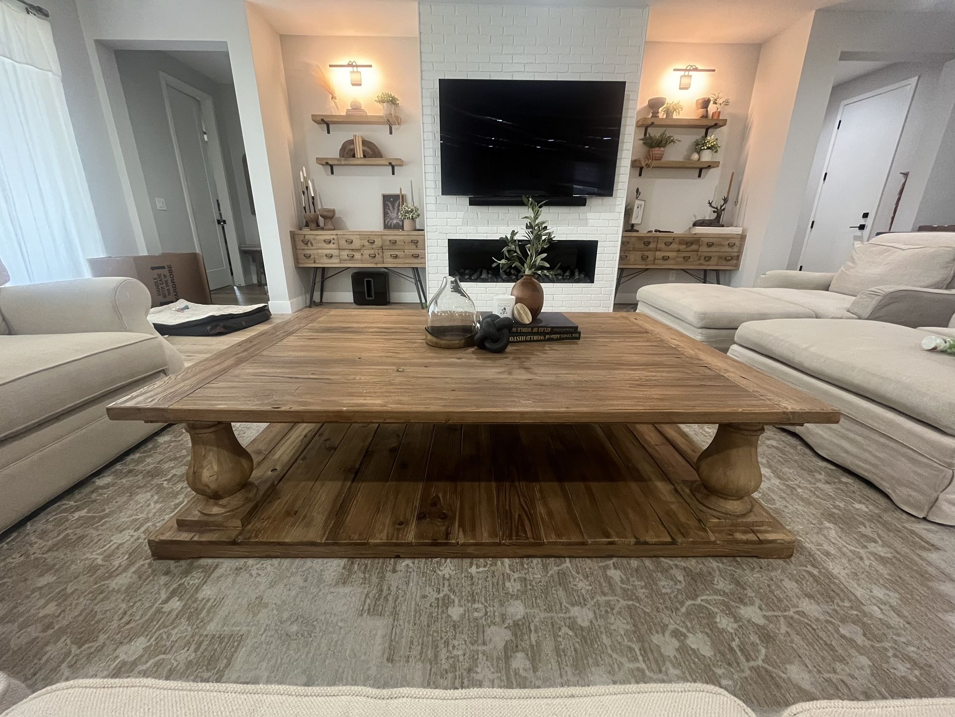Restoration Hardware Huge Coffee Table RH