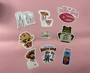 Benito Bowl Stickers