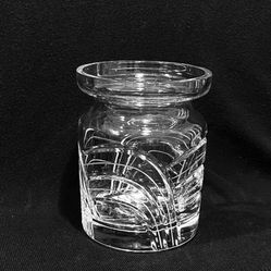 Vintage Rogaska Crystal Bowl Signed Made in Slovenia 6”-4.5”.