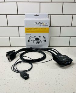 https://offerup.com/redirect/?o=U3RhclRlY2guY29t 2-Port USB VGA KVM Switch w/ Remote – SV211USB