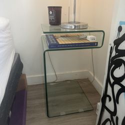 Glass Side Table