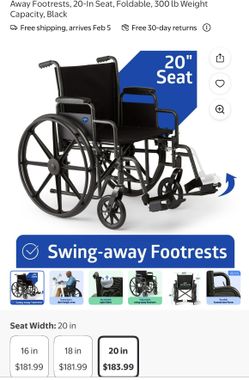 *New In Box* Folding Wheelchair (Desk length arms)