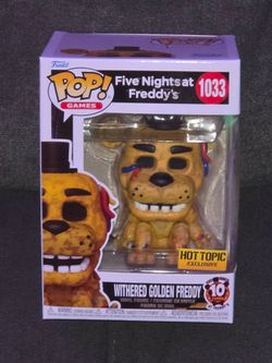 Funko Pop FNAF Withered Golden Freddy #1033 Vinyl Figure New in Box