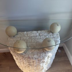 Side Table, Lamp Also Available 