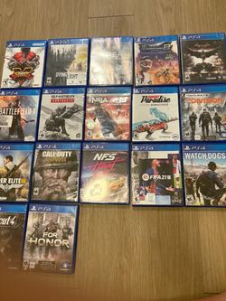 selling ps4 disc games 17 games