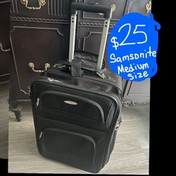Samsonite Medium Size Luggage/Working Zippers - MALETA MARCA SAMSONITE  25$ downtown LA Little Tokyo