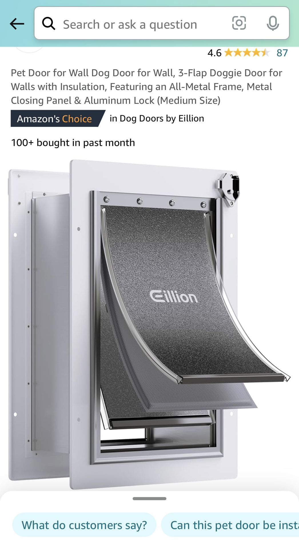 Doggie Door Medium Brand New