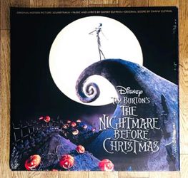 Nightmare Before Christmas 2LP Vinyl Record - New Sealed