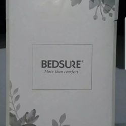 Bedsure TWO-Pack Satin Pillowcases Set for Hair COOL and EASY TO WASH Standard Size/Queen Size 20x30 Ivory