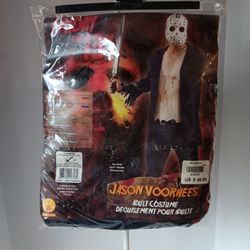 Jason Voorhees Friday the 13th Adult Horror Halloween Costume Standard Adult XL 