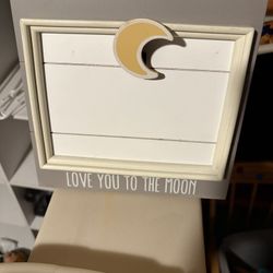 To The Moon Picture Frame 