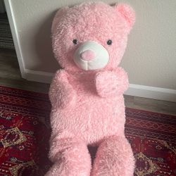 52in Giant Pink Teddy Bear Stuffed Animal 