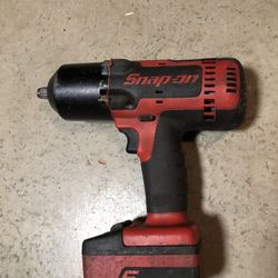 18V Snap-On 1/2” Drive Impact Gun  Tool + Battery  NO CHARGER