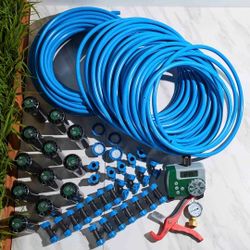 Orbit 25-ft -35-ft Adjustable Spray 4-in Automatic Sprinkler System, 2 Zones