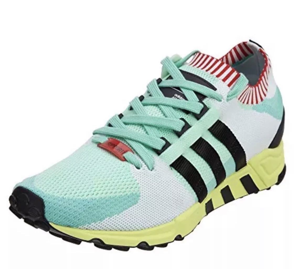 Adidas EQT Support RF Primeknit Men's BA7506 Frozen Green Running Shoes Size 7.5 and 9.5