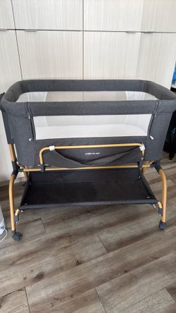 Anglebliss rocking bedside portable bassinet 3in 1