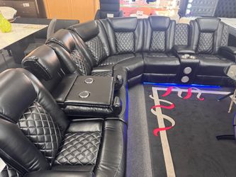 NEW! Orion II Black Power Reclining Sectional