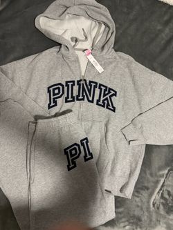 Victoria's Secret PINK Gray Sweatsuit Set