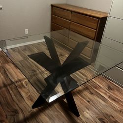 Square Glass Table