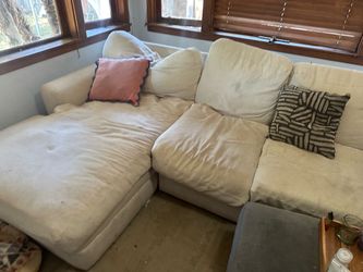 Living spaces L shaped sofa