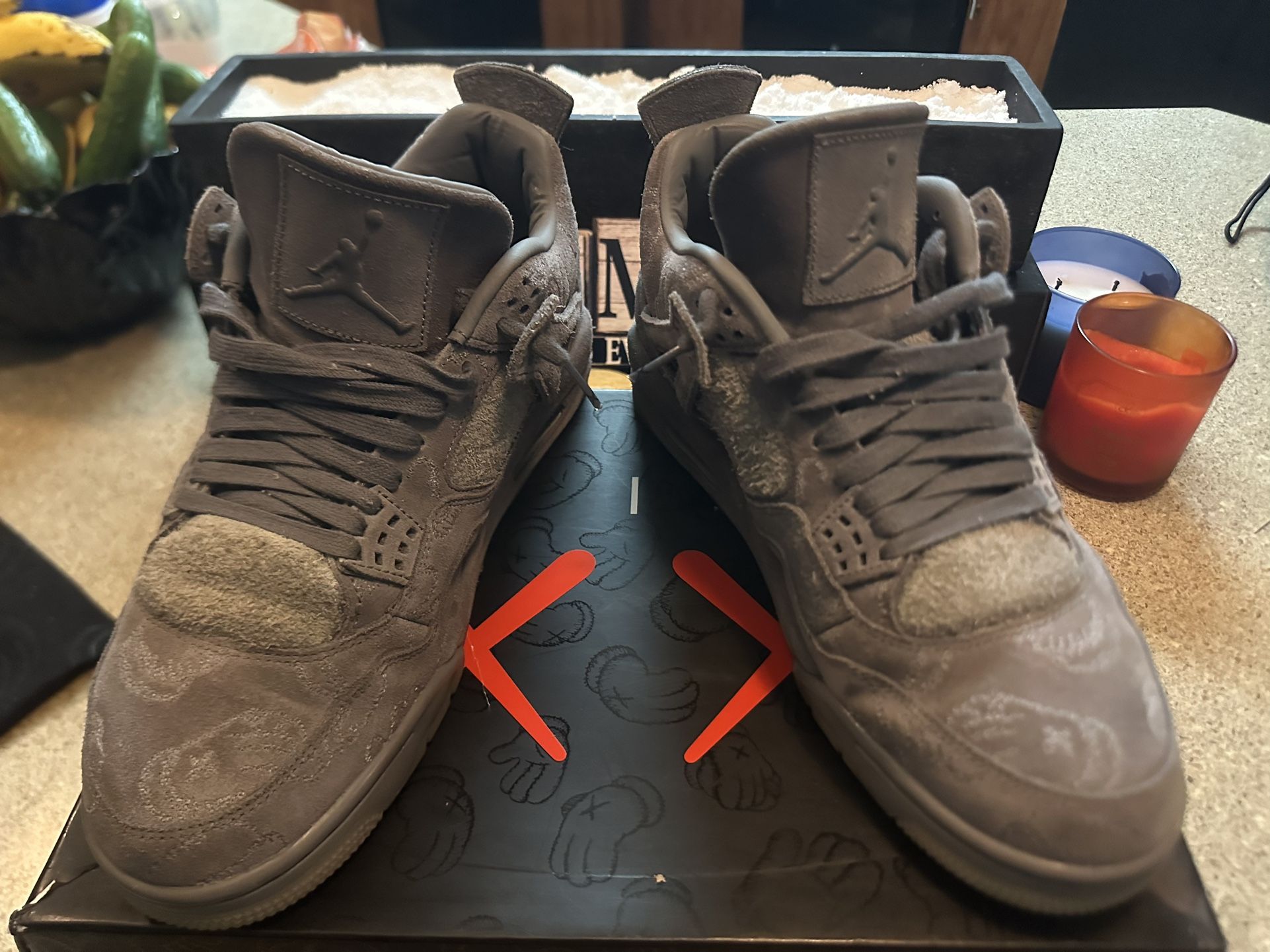 Air Jordan 4 Kaws Grey 11