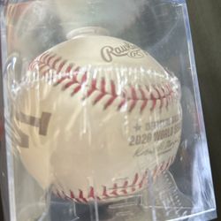 Los Angeles Dodgers 2020 Rawlings MLB Authentic Collection World Series Baseball