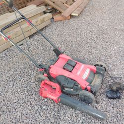 Craftsman 20v Lithium-ion Battery lawn Mower And Blower Set + Chargers
