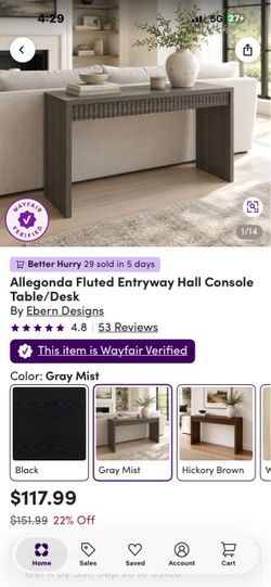 Hall Console / Desk Table