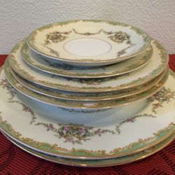 VIntage Noritake 7 Pc Dinnerware Made In Occupied Japan 1(contact info removed)