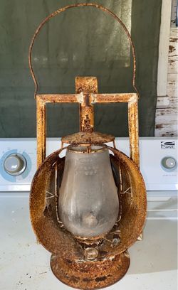 Antique acme inspector Dietz Fitzall oil Lantern RARE (READ DESC)